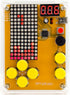DIY Soldering Project Game Kit Retro Classic Electronic with 5 Games and Acrylic Case, Ideal for STEM Education
