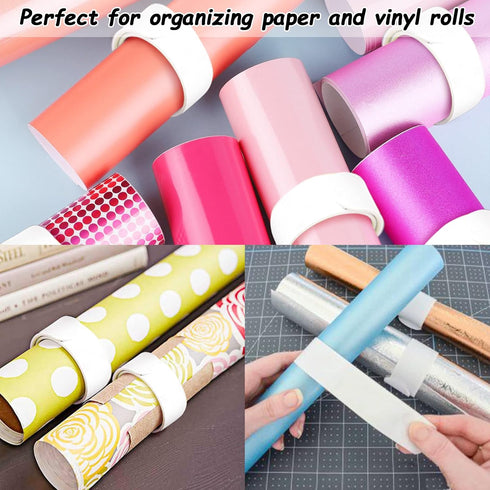 HappyHapi 42 Pack Slap Bracelets, DIY Blank Soft Wristbands for Birthday, Halloween, Christmas Party Favors