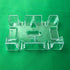 Yuanhe Clear 2 Deck Canasta Playing Card Tray - No Swivel Base for Easy Card Access