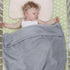KMUSET Kids Blanket for Boys Girls, 30x40 inches, Soft Cozy Fuzzy Swaddle Throw Blanket for Crib Stroller, Grey