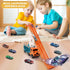 3-5 4-8,Foldable Sets 2.8-Ft 6 3 4 5 6 7 8+ Toddler Car Truck Toys,Car Carrier Truck Toy for Kids Age Car Track