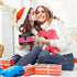 15.7" Blue Airplane Plush Stuffed Aircraft Pillow Model Toy, Gifts for Boys Kids