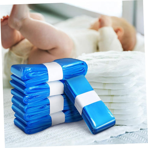 LIFKOME 5pcs Diaper Pail Bags Bin Liners Odor Garbage Bags Diaper Disposal Refills Waste Organizer Easy Replacement