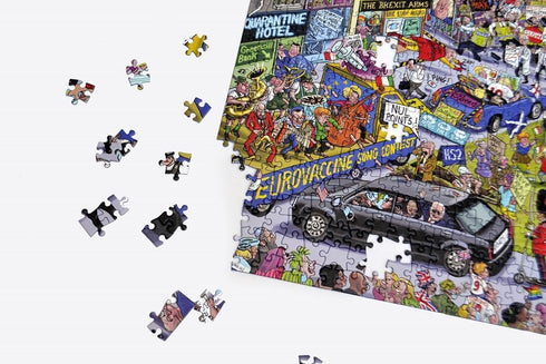 Daily Telegraph British Newspaper Take On World Events 2021 - 1000 Piece Jigsaw Puzzle