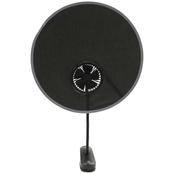 COOLSHADE UPF50 Sunshade by BUGGYGEAR - Easy Folding, Clamp on Chair or Baby Stroller - Compact and Portable