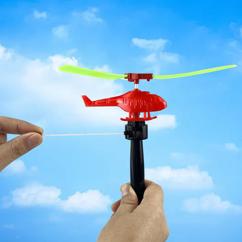 10PCS Flying Helicopters Planes, 360° Rotating Airplanes for Boys and Girls, Goodie Bag Stuffers & Classroom Prizes.