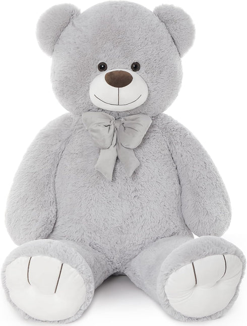 Tezituor Big Teddy Bear 4 Feet, Soft Giant Stuffed Animal Life Size 47 Inch Plush Bear Toy for Valentine's Day Gift