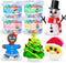 Christmas Stocking Stuffers for Kids, 4 Piece DIY Air Dry Clay Kit - Build a Snowman, Ages 3-12