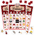 Lumberjack Party Bingo Game, 24 Woodland Bear Cards Set for Family Activity, Gender Reveal Supplies -a10