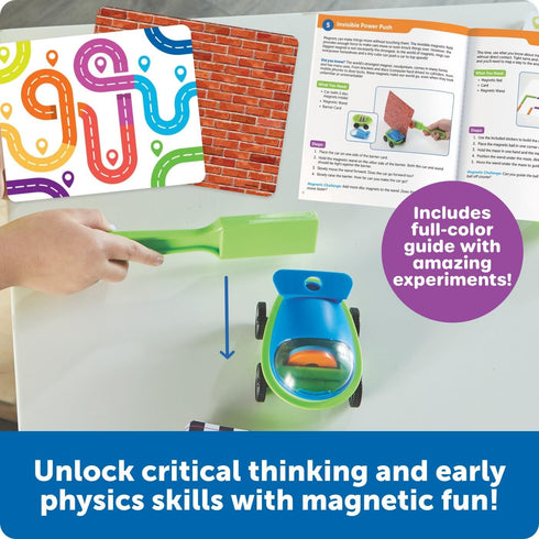 Set, 5 Learning Resources STEM Explorers Magnetworks, Magnetic Science Physics Experiment Toys for Kids, Kindergarten