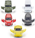 Die Cast Metal Toy Cars Set of 5 - Openable Doors Pull Back Car Gift Pack for Kids