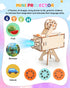 8-10-12, 5 Set 3D 8-13, 8 9 10 11 12 13 Poraxy STEM Science Kits for Kids Ages Wooden Puzzles, Toys for Ages DIY