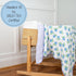 100% 6 47"x 47", LollyBanks Muslin Baby Blanket Organic Cotton, Muslin Quilt Lightweight, Toddler Blanket for Girls
