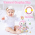 Penguin Baby Toys 0-6-12 Months - Stuffed Animal Plush Toy with Textured Hanging Ring, Rattles & Crinkle Sound Paper