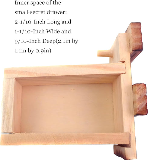 MAGIKON Brain Teaser Cube Puzzle Toy with Secret Puzzle Drawer