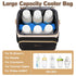 Pack, 6 9 Mancro Expandable Breastmilk Cooler Bag with Ice Fits Bottles Up to Ounce, Portable Breast Pump Bag