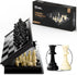 Chess Armory Magnetic 9.5 Inches Travel Chess Set - Folding Board with