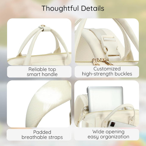 Backpack, AIJIEKE Diaper Bag, Large Wide-Open Baby Diaper Multi-functional Baby Travel Tote Bag, Diaper Bag