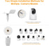Baby Monitor Mount, Shelf Compatible with PARIS RHÔNE/VAVA/Hellobaby/HiPP Baby Monitors, 1/4" Screw