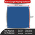The Gaming Mat Company Poker, Dominoes, Bridge & Mahjong Table Mat - Blue 33" x 33" Premium Gaming Mat