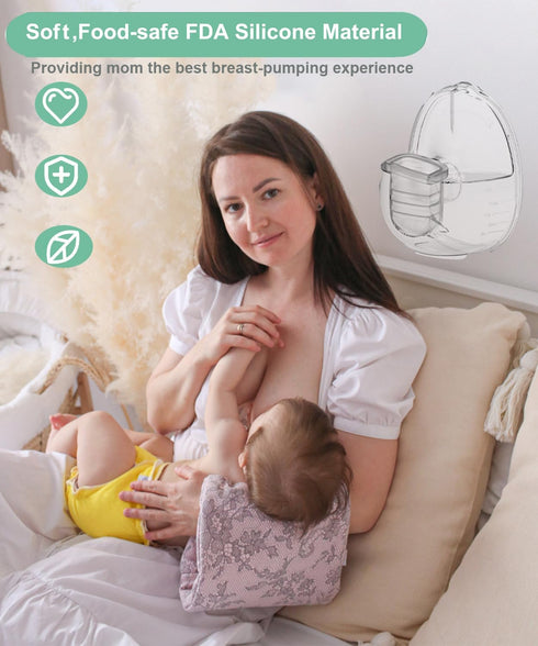 PDFans S28 Set 24mm Wearable Breast Pump Parts Compatible with MomWills Wearable Breast Pump Replacement Accessories