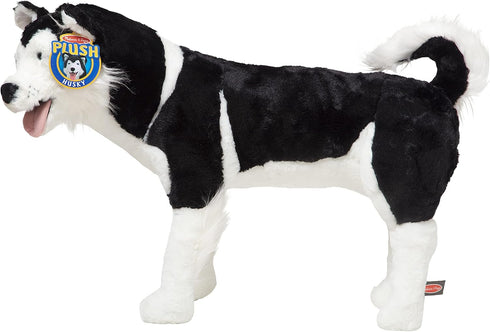 Melissa & Doug Giant Siberian Husky - Lifelike Stuffed Animal Dog