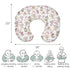 HawSkgFub Pink Purple Dragon Castle Nursing Pillow Cover for Baby Girls Shower Gift, Cute Flying Dragons Breastfeeding