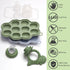 Baby Breastmilk Popsicle Molds & Fruit Feeder Pacifier, Silicone Baby Food Freezer Tray Storage Containers for Infant