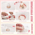 3-36 Inflatable Baby Seat for Babies Months,Baby Floor Chair with Built in Air Pump,Infant Back Support Seat