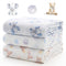 Momcozy Muslin Swaddle Blankets, Breathable and Skin-Friendly Receiving Blankets, Best Wishes Swaddle