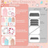 Sublaga 14 Set, 4 32x32 8 2 Pcs Baby Towels, Soft Baby Towel and Washcloths Pcs in Hooded Bath Towel, Pcs Baby
