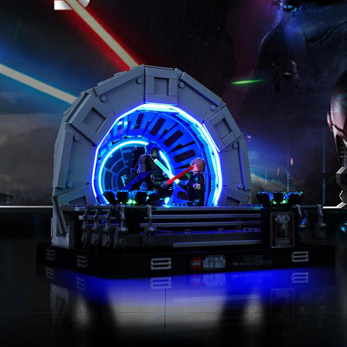Upgraded Light Kit for Lego 75352 Emperor's Throne Room Diorama Building Set, Lights Decoration (Model Not Included)
