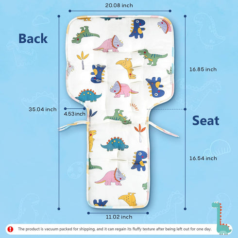 IPOZITO 3-5 Baby High Chair Cover, Machine Washable High Chair Pad, Soft Highchairs Covers for Baby, Protects from