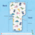 IPOZITO 3-5 Baby High Chair Cover, Machine Washable High Chair Pad, Soft Highchairs Covers for Baby, Protects from