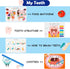 Freebear Montessori Busy Book for Kids, Human Body Anatomy Book for Toddlers, Preschool Learning Activities, Autism Toys