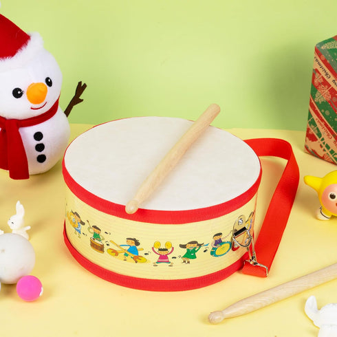 Set 3-5, Kids Drum with Adjustable Strap: Toddler Musical Instrument for Ages Wearable Drum Kit with Drumsticks