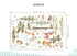 Generic Forest Animals Wall Stickers for Children's Room Woodland Animals Wall Decal for Baby Room Self-Adhesive