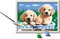 Ravensburger CreArt Cute Puppies Paint by Numbers Kit for Kids, 24 x 18 cm, Canvas & Acrylic Paints