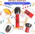CCINEE 12 Pack Inflatable Microphones, 9.4 Inch Giant Props for 80s 90s Musical Concert Themed Party