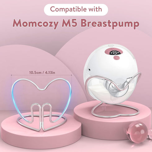 Momcozy 304 Momcozy M5 Breast Pump Stand Holder Compatible with All Wearable Breastpump, Stainless Steel Cute Stand