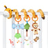 TUMAMA KIDS Spiral Car Seat & Stroller Activity Toy - Giraffe Textured Play Toy for Sensory Exploration