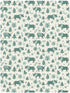 miaozhen 1 Pack 52x28 Cotton Baby Crib Sheets Soft Comfy Teal Six Playful Buffalo Boho Newborns Crib Sheet for Nursery