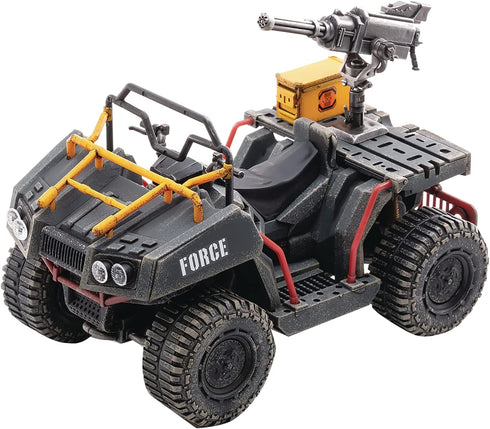 JoyToy 1/18 Wildcat ATV Vehicle Model Car Toy - Grey ATV, Matches 4-inch JoyToy Action Figures