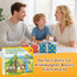 100pcs 3+, Set, Magnetic Blocks, Magnetic Building Blocks Gryxpox-STEM Toys for Kids Ages Magnet Tiles with Forest