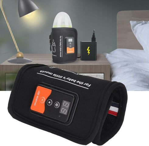 Portable USB-C Baby Bottle Warmer with Insulated Heating for Home & Car