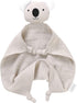 LAWKUL Baby Lovey Organic Cotton Muslin Security Blanket, Soft Breathable Lovie for Boys and Girls