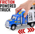Auto Hauler Big Rig Toy Semi Truck Car Carrier 1:48 Scale with 4 ATVs Dirt Bike (Assorted Colors)