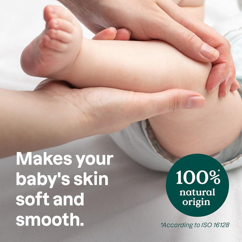 1 ATTITUDE Plastic-Free Massage Oil Bar for Baby, EWG Verified, Dermatologically Tested, Made with Naturally Derived