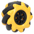 Mecanum Wheel Robot Kit, Omnidirectional Wheels Smart Robot Car Chassis Kit, Diameter 60mm for TT Coupling (2 Pair)