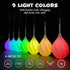 LED Poi Balls Set for Children and Adults - Luminous Premium Toy for Beginners & Professionals, Juggling Set